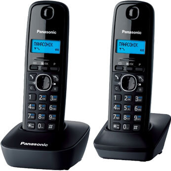 Телефон беспроводной (DECT) Panasonic KX-TG1612RUH