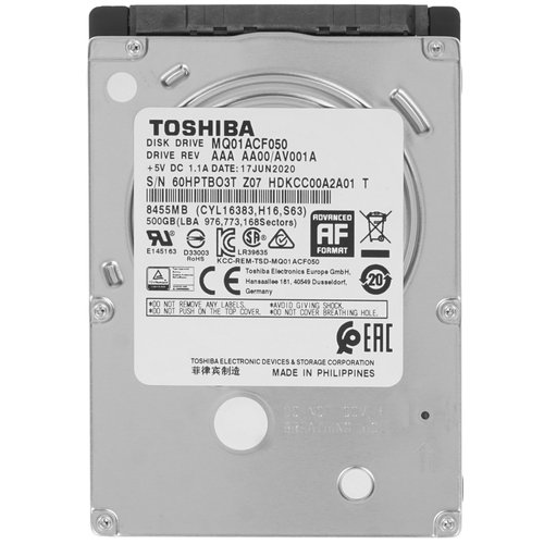 0.5 ТБ Жесткий диск Toshiba MQ01ACF [MQ01ACF050]