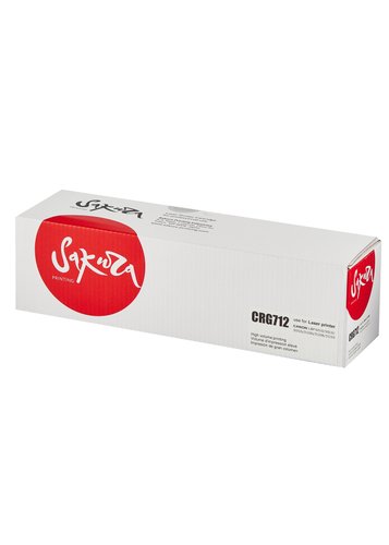 Картридж лазерный Sakura CRG712 черный, с чипом