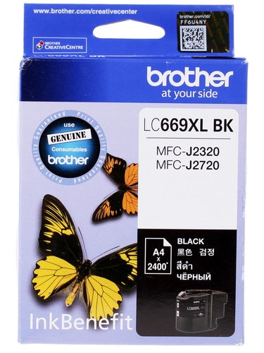 Картридж Brother LC-669XLBK черный