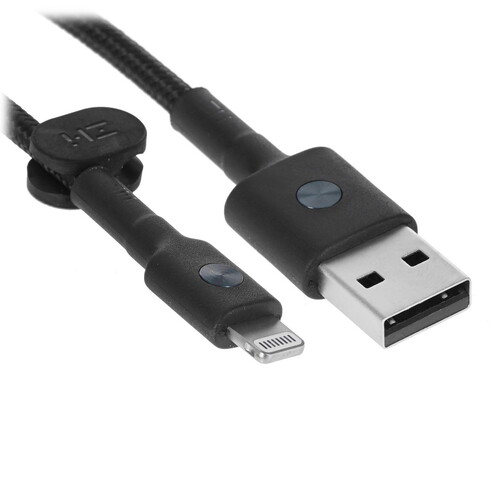 Купить Кабель круглый ZMI Lightning 8-pin - USB 2.0 Type-A черный 1 м в ...