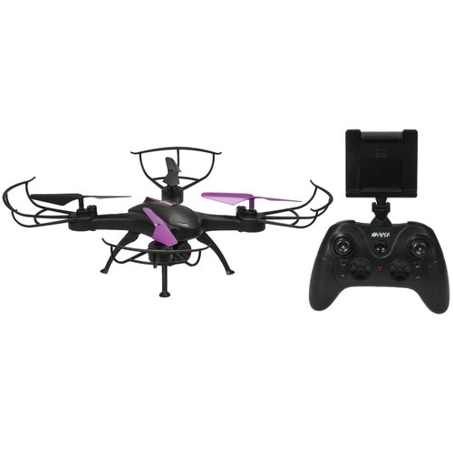 Квадрокоптер HIPER Falcon X FPV+ battery фиолетовый, черный