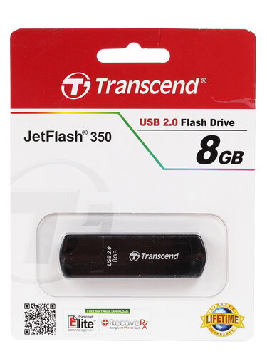 Память USB Flash 8 ГБ Transcend JetFlash 350 [TS8GJF350]