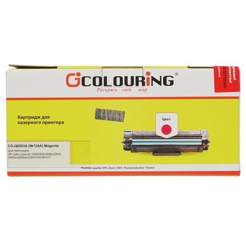 Картридж лазерный Colouring CG-Q6003A/707 пурпурный