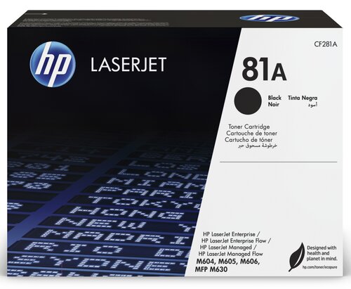 Картридж лазерный HP 81A (CF281A) черный