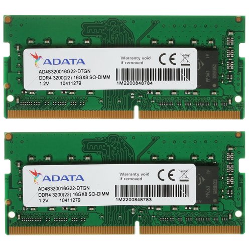 Operativ xotira SODIMM ADATA Premier [AD4S320016G22-DTGN] 32 GB