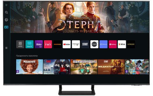 55" (138 см) Телевизор Samsung UE55BU8500UXCE черный