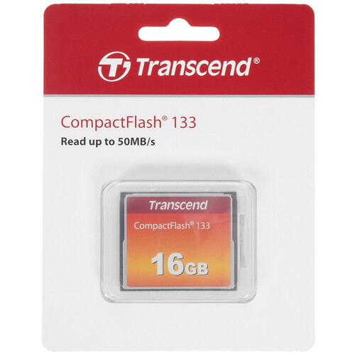 Купить Карта памяти Transcend CF (Compact Flash) 16 ГБ [TS16GCF133] в ...