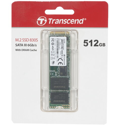 512 ГБ M.2 SATA накопитель Transcend MTS830S [TS512GMTS830S]