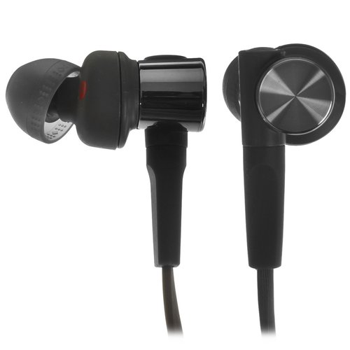 Наушники Sony MDR-XB55AP [вставные (затычки), закрытые, 4-24000 Гц, микр., каб. 1.2м, разъем 3.5мм, черные]