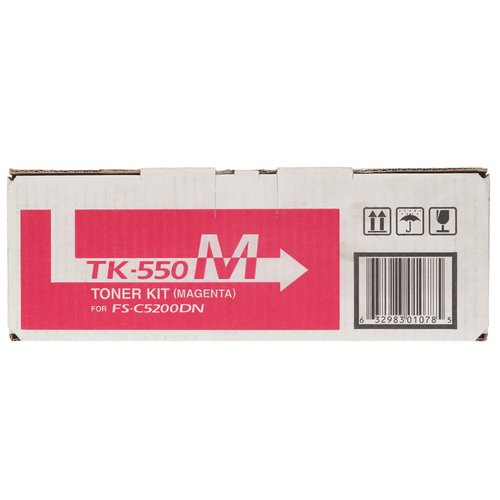 Картридж лазерный Kyocera TK-550M пурпурный, с чипом