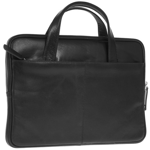Bolso Bandolera Silkeborg Dbramante1928 - Piel De Grano Completo, Para Portátil Hasta 15", Hecho A Mano