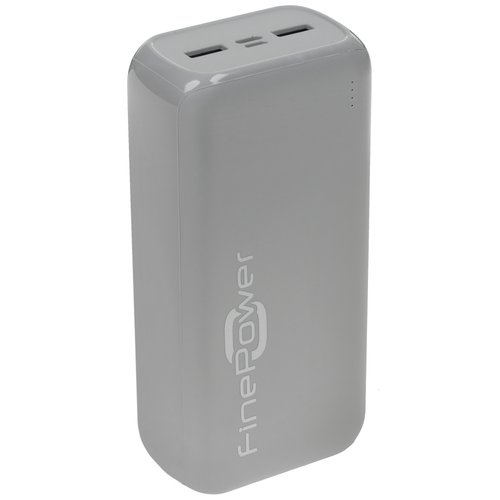 Портативный аккумулятор FinePower Jacked III серый