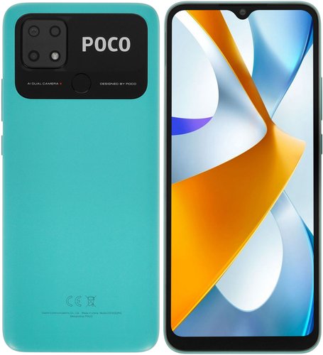 6.71" Смартфон POCO C40 32 ГБ бирюзовый