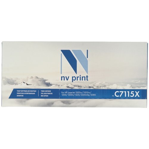 Картридж лазерный NV Print C7115X черный, с чипом