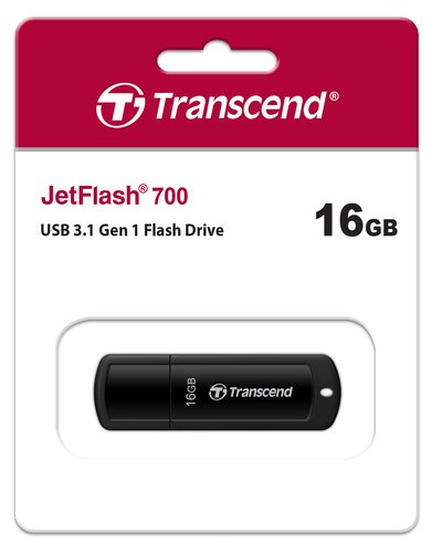 Память USB Flash 16 ГБ Transcend JetFlash 700 [TS16GJF700]
