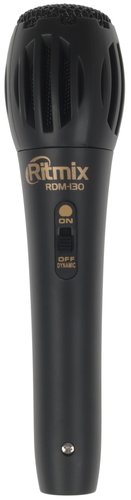 Микрофон Ritmix RDM-130 черный