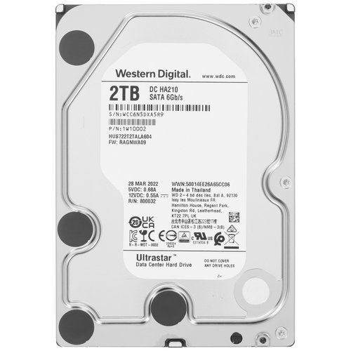 2 ТБ Жесткий диск WD Ultrastar DC HA210 [1W10002]