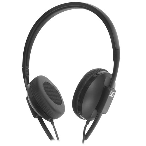 Наушники проводные Sennheiser HD 100 [накладные, закрытые, складные, кабель - 1.4 м; 3.5 мм, черный]