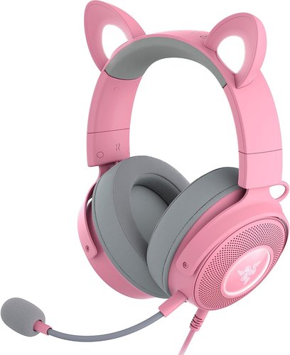 Проводные наушники Razer Kraken Kitty V2 Pro  розовый 2022