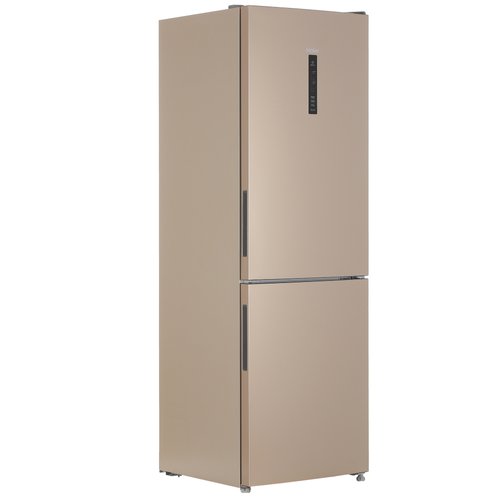 Холодильник с морозильником   Haier CEF535AGG золотистый