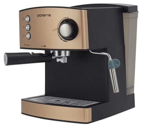Кофеварка рожковая Polaris PCM 1527E Adore Crema коричневый