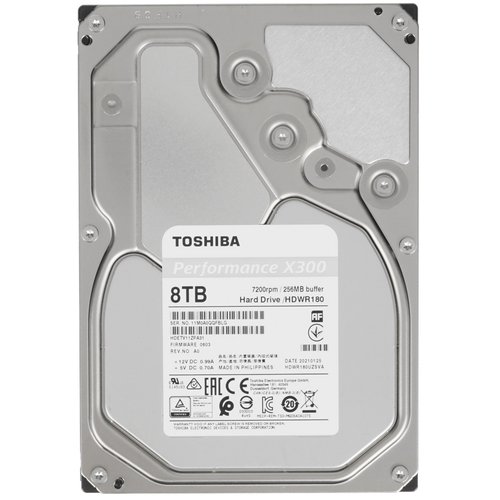 8 ТБ Жесткий диск Toshiba X300 Performance [HDWR180EZSTA]