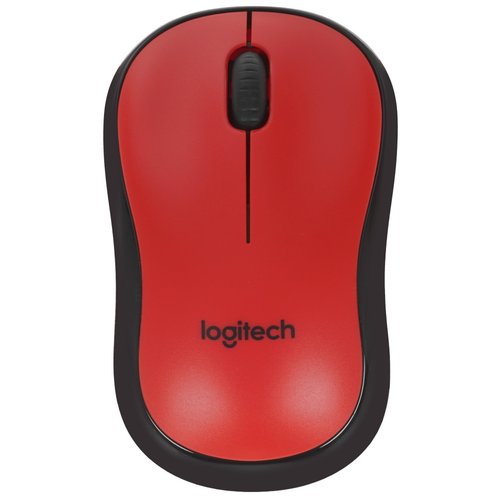 Мышь беспроводная Logitech M220 SILENT [910-004897] красный