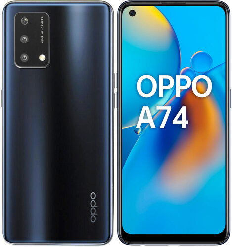 6.43" Смартфон OPPO A74 128 ГБ черный