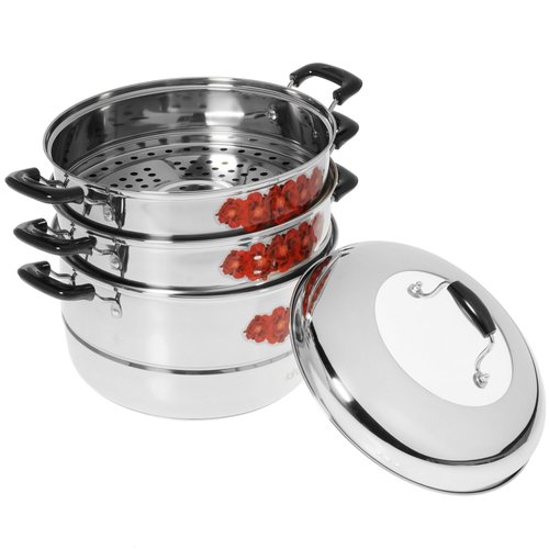 Пароварка Lara LR03-40 11 л 28 см серебристый