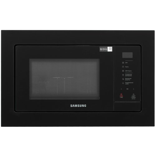 O'rnatiladigan mikroto'lqinli pech Samsung MG23A7118AK/BW qora