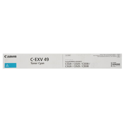 Картридж лазерный Canon C-EXV49C голубой