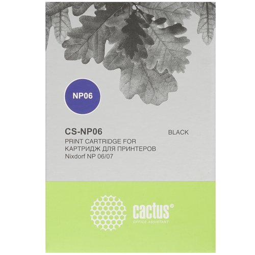 Картридж Cactus CS-NP06 черный