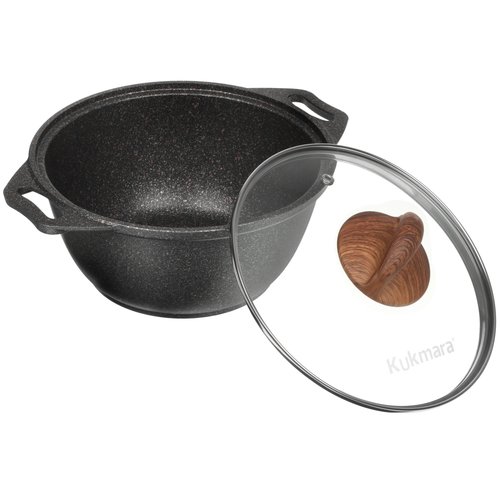 Кастрюля Kukmara Granit Ultra кго22а 2 л 23 см серый