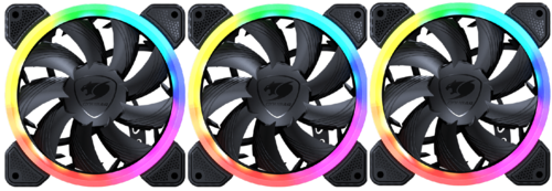 Комплект вентиляторов Cougar VORTEX ARGB VK120 [3MVK1203.0001] черный