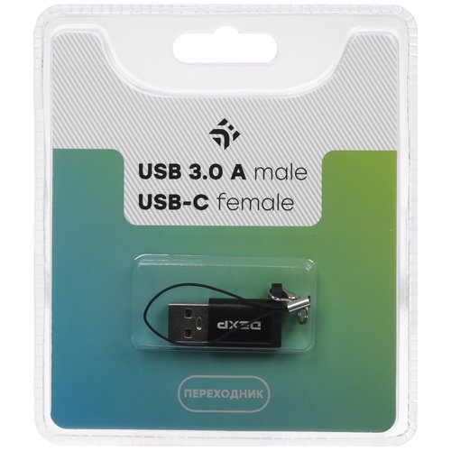 Adapter DEXP USB Type-C - USB Type-A black