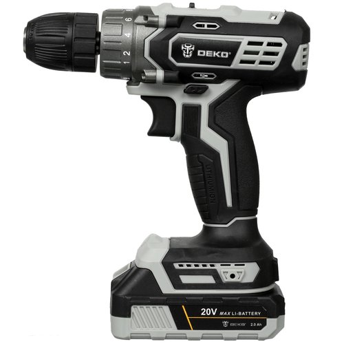 Дрель-шуруповерт DEKO DKCD20 Black Edition SET 3 MAX 20V