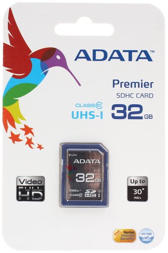 Карта памяти ADATA Premier SDHC 32 ГБ [ASDH32GUICL10-R]