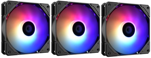 Fan kit ID-COOLING TF Series [TF-12025-PRO-ARGB TRIO] black