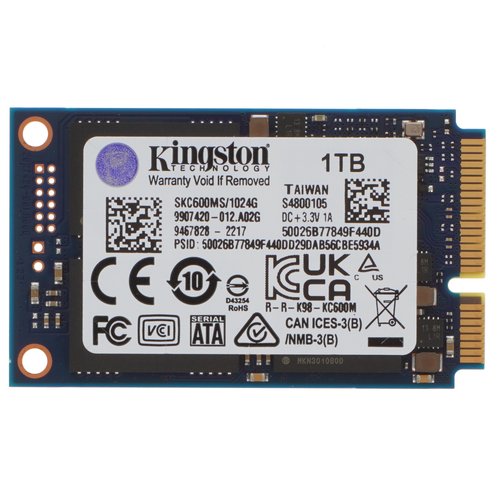 1024 ГБ MSATA накопитель Kingston KC600 [SKC600MS/1024G]