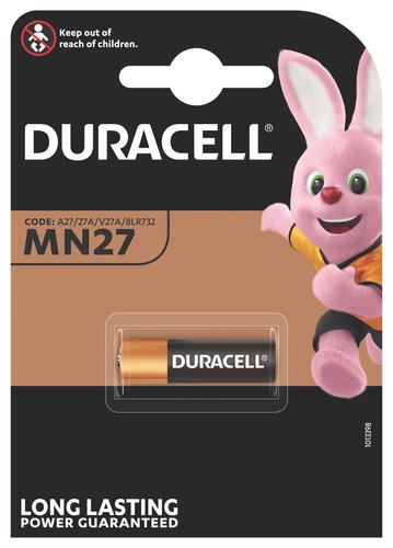 Батарейка Duracell Security A27 (LR27/MN27/8LR732)