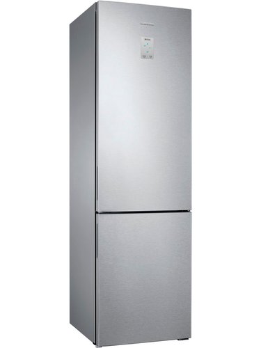 Холодильник с морозильником   Samsung RB37A5491SA/WT серебристый
