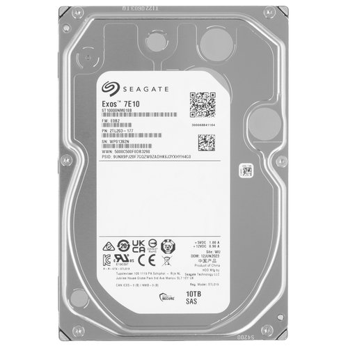 LFF (3.5") Серверный HDD Seagate Exos 7E10