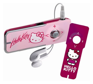 Купить Плеер MP3 с клипсой Hello Kitty HEM010C [Pink 2Gb, поддержка MP3 ...