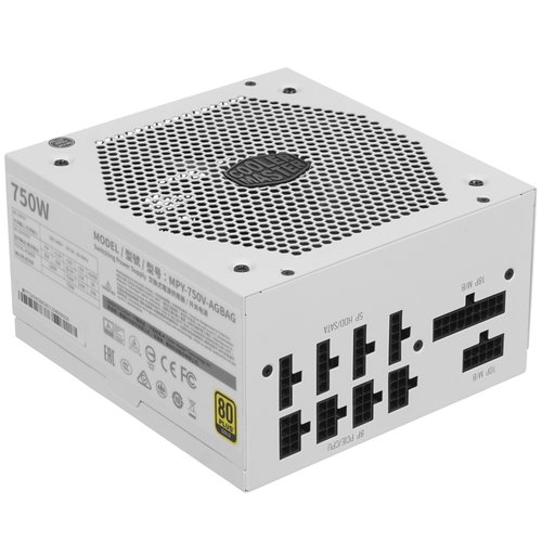 Блок питания Cooler Master V750 GOLD - V2 (White Edition) [MPY-750V-AGBAG] белый