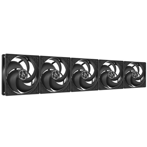 Комплект вентиляторов Arctic Cooling P12 PWM PST [ACFAN00137A] черный