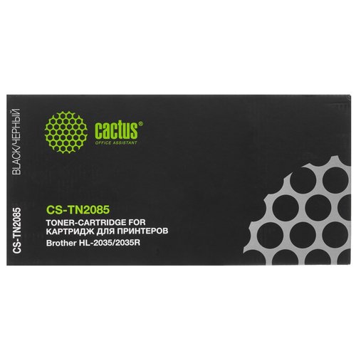 Картридж лазерный Cactus CS-TN2085 черный, с чипом