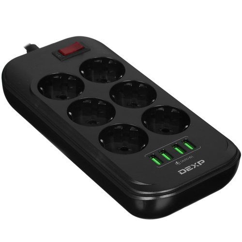 Power strip DEXP SE6403 black