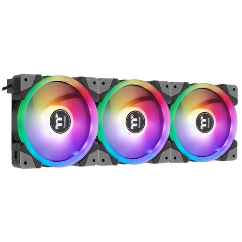 Комплект вентиляторов Thermaltake SWAFAN EX12 RGB 3 Pack [CL-F143-PL12SW-A] черный