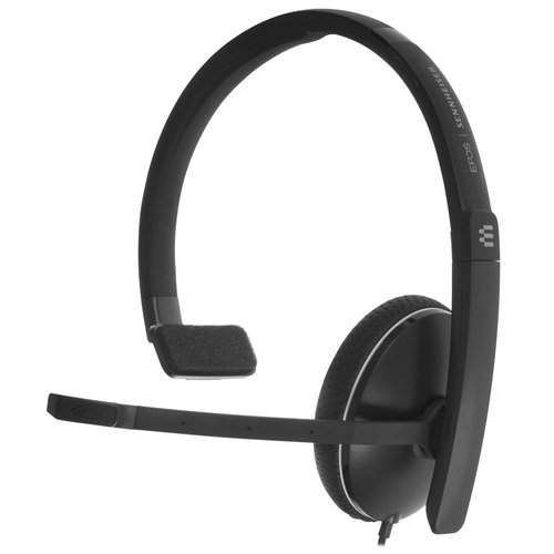 Гарнитура проводная EPOS Sennheiser ADAPT 135T USB II [накладные, закрытые, рег. громкости, микр., кабель - 1.8 м; USB, черный]